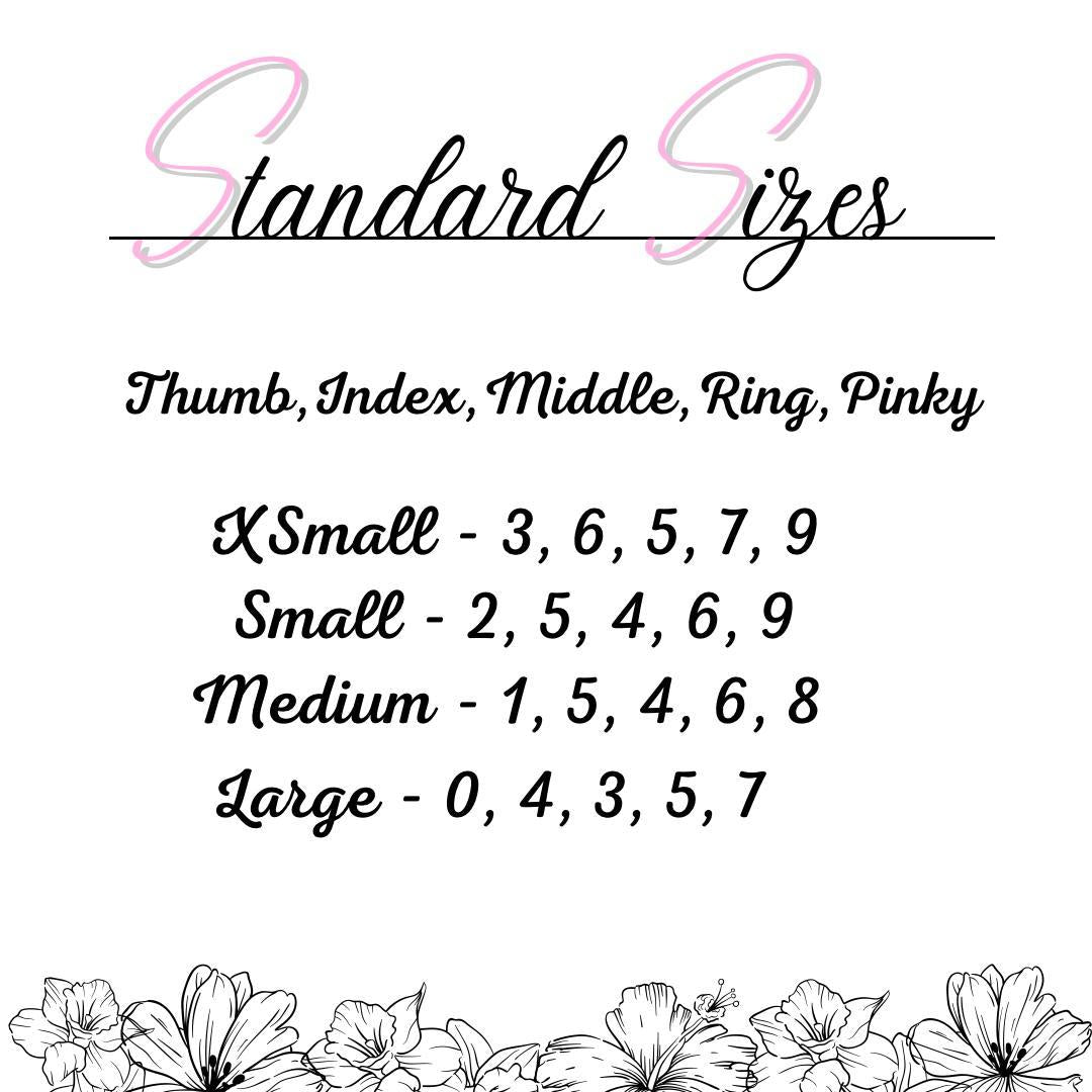 Black and White Frenchie Tip Custom Press-On Nail Set