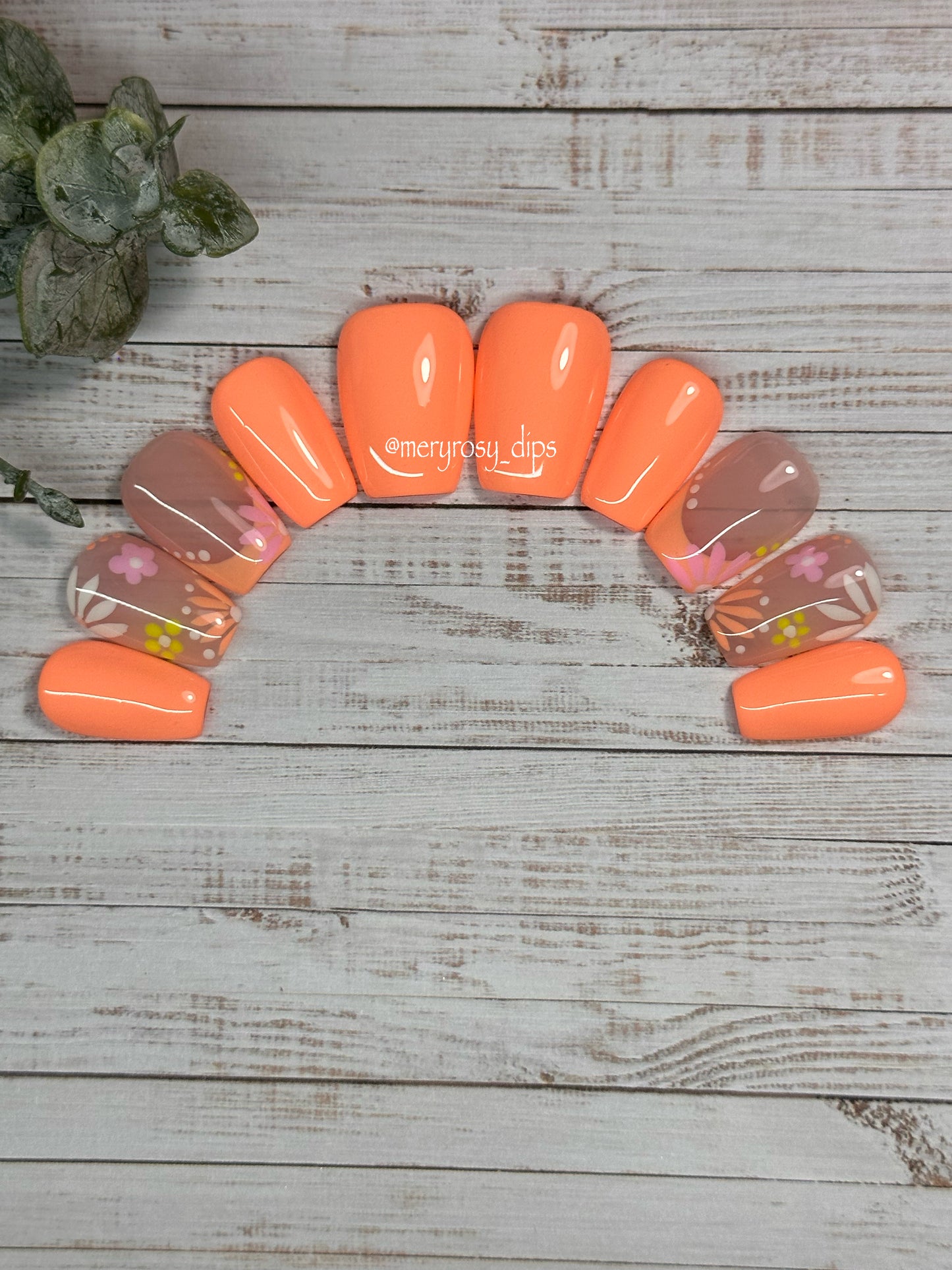 Life’s A Peach Pre-Designed Press-On Nail Set