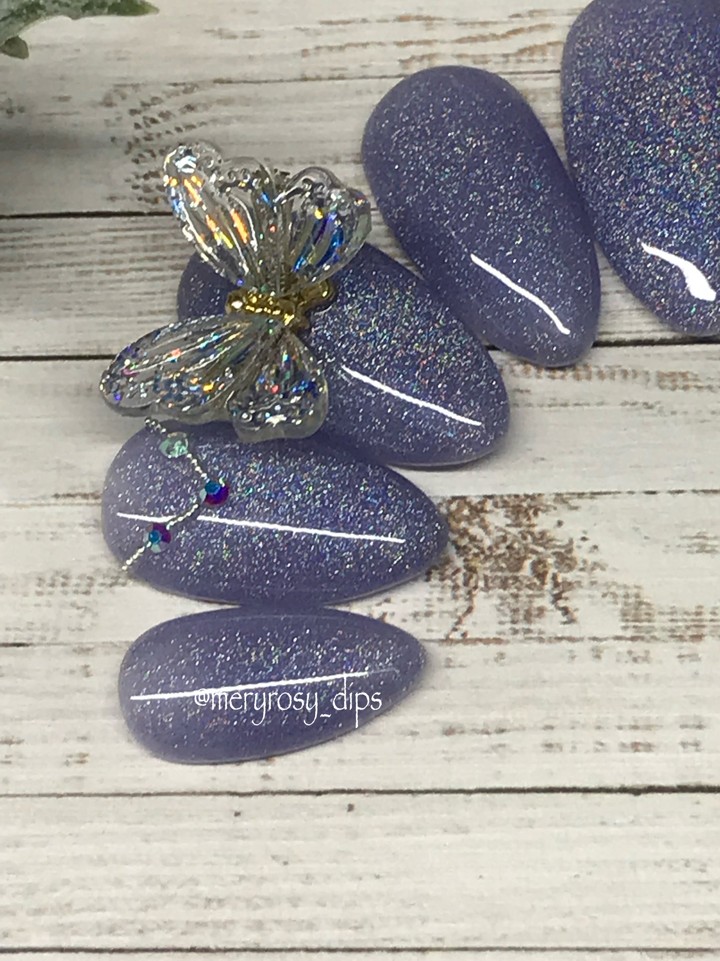 Glitter Butterflies Pre-Designed Set