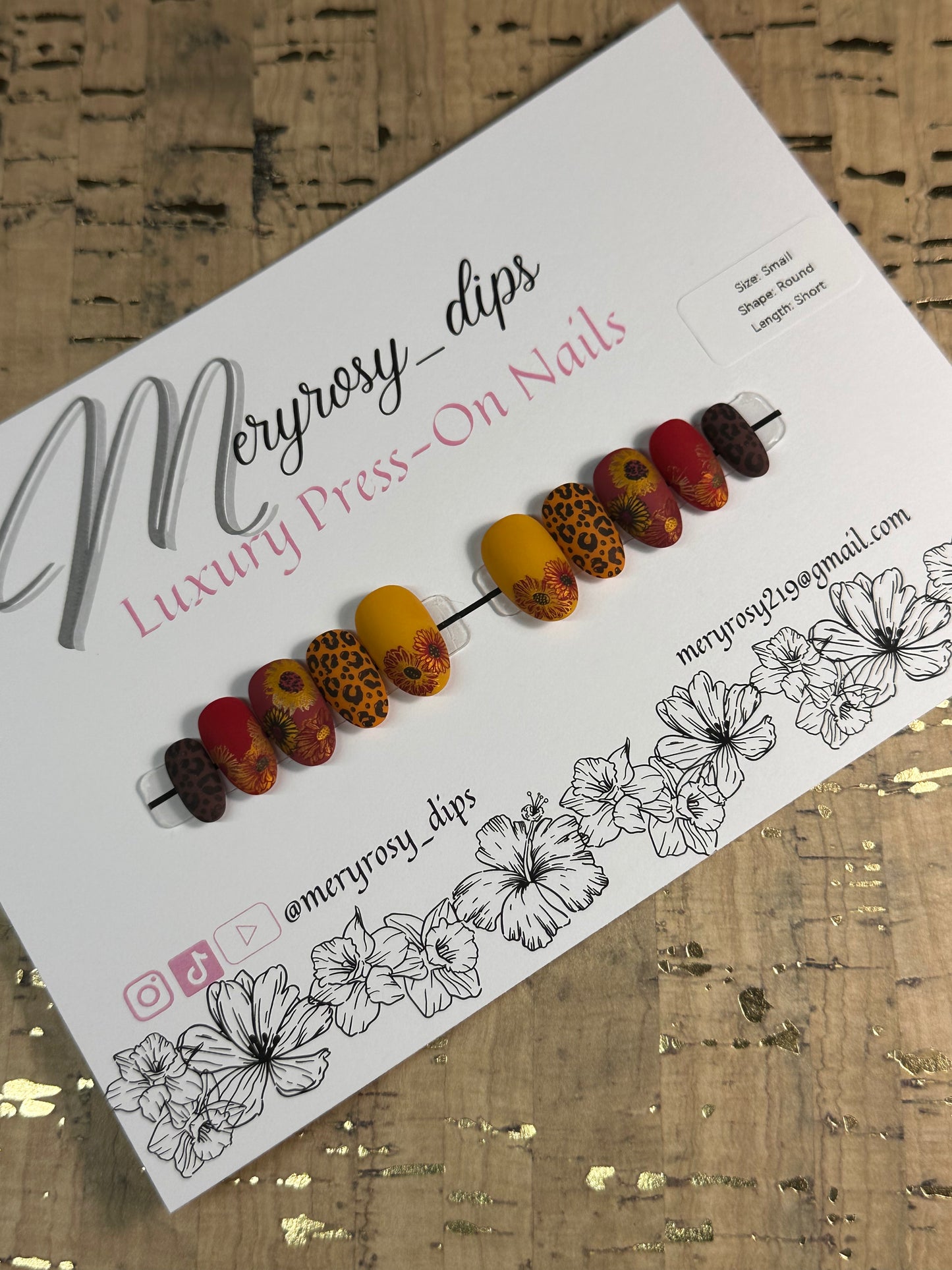 Fall Flowers Pre-Designed Set