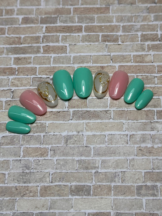 Springtime Pre-Designed Press-On Nail Set